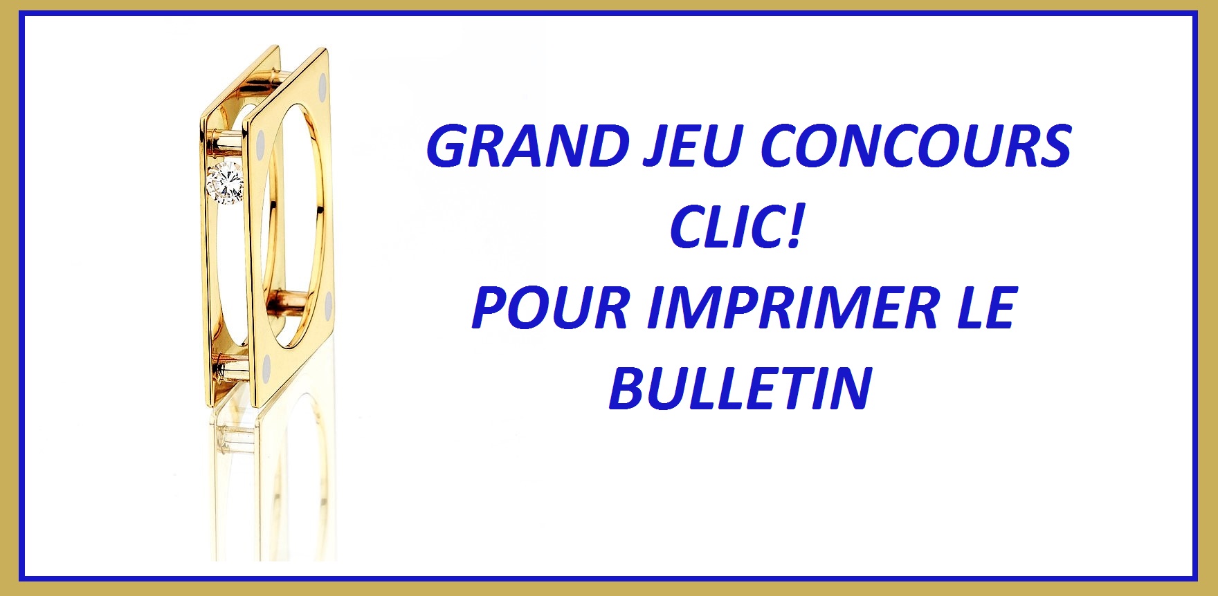 annonce contenant le bouton jeu concours