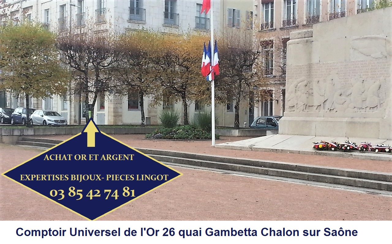 La pratique et l'expertise du comptoir universel de l'Or pour un rachat d'or transparent à Mâcon, Chalon et Villefranche sur Saône